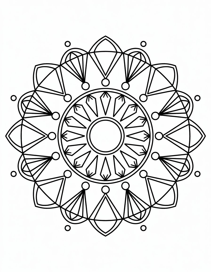 Ornamental Jewel Mandala